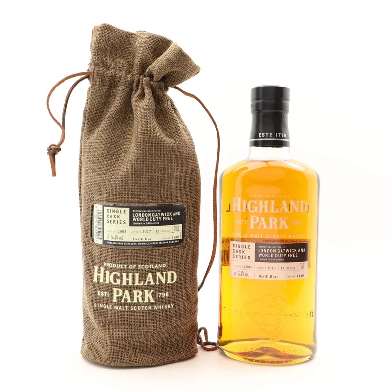 Highland Park – 2005 12 Year Old Single Cask #1140 For London Gatwick & World Duty Free (70cl, 66.4%)