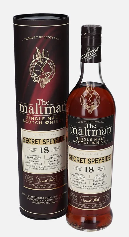 Secret Speyside – 2002 18 Year Old Meadowside Blending Co. The maltman