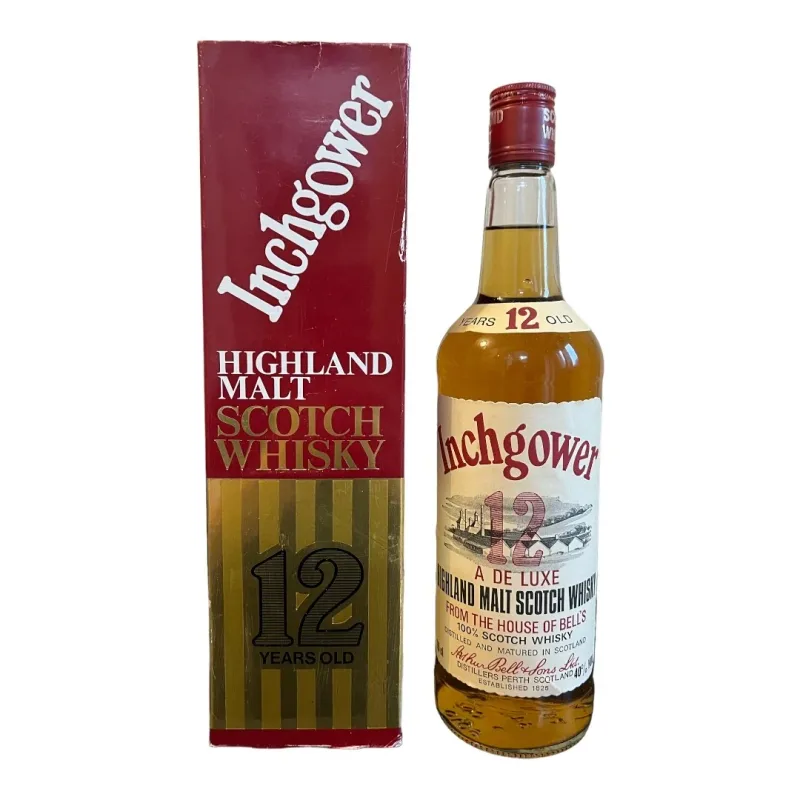 Inchgower – 12 Year Old A De Luxe Speyside Single Malt Scotch Whisky (1970s)