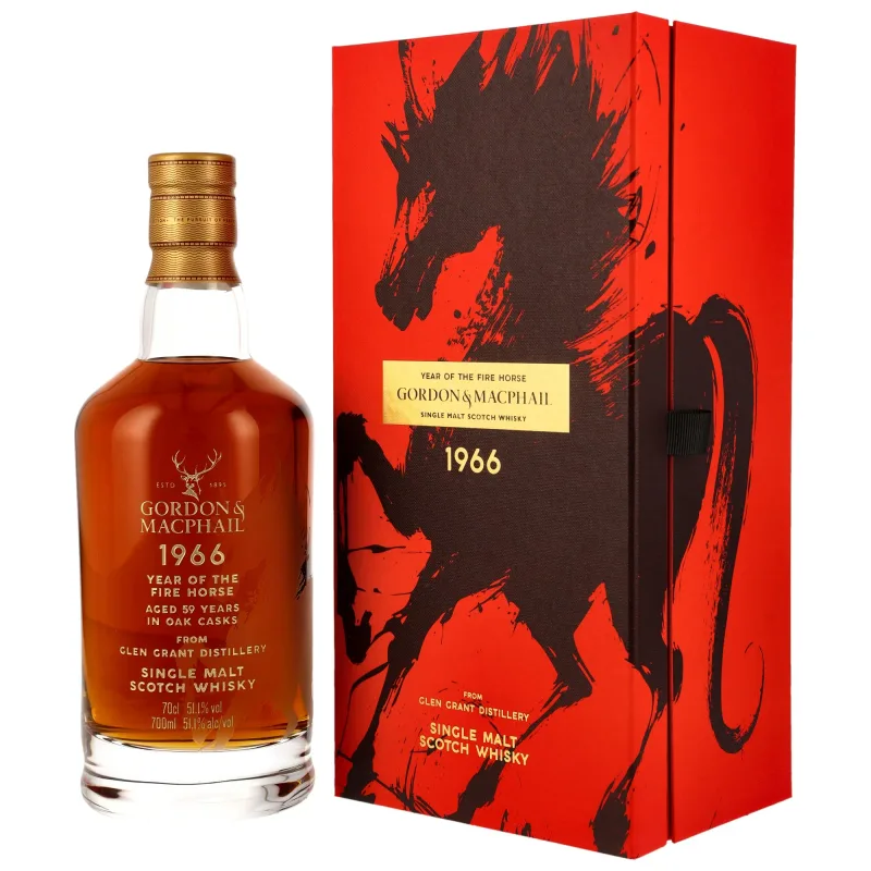 Glen Grant – 1966/2025 59 Year Old Refill Sherry Hogshead #3740 Year of the Fire Horse