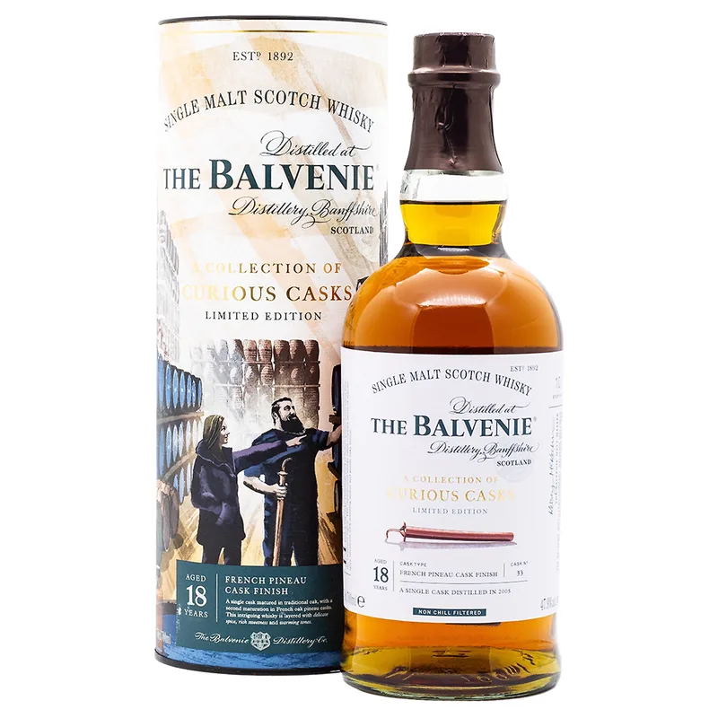 Balvenie – Aged 18 Years Cask 33 A Collection of Curious Casks Single Malt Scotch Whisky (70cl, 47.9%)