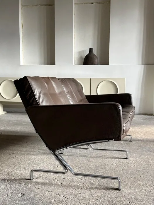 Kill International - Jorgen Kastholm - Sofa - JK730 - Leather, Steel