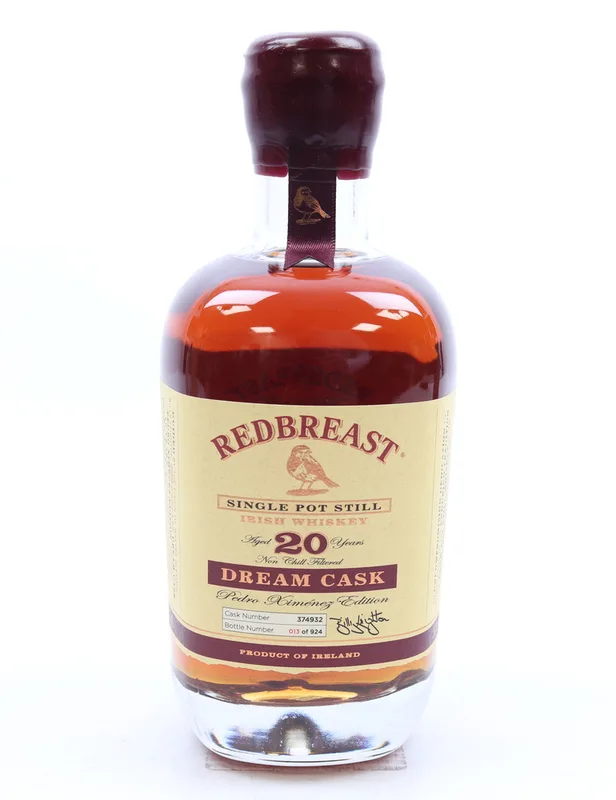 Redbreast – Dream Cask 20 Year Old Bottle No. 013/924