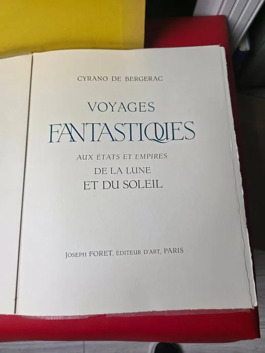 Cyrano de Bergerac; Bernard Buffet - Les Voyages Fantastiques [HC-6 out of 10] - 1958