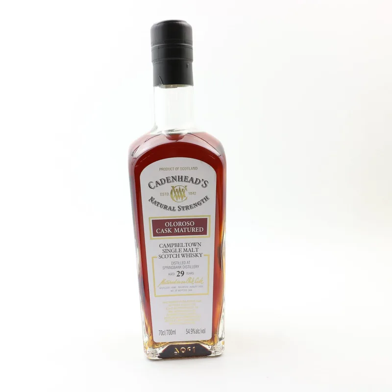 Springbank – 1996 29 Year Old Cadenhead’s (70cl, 54.9%)