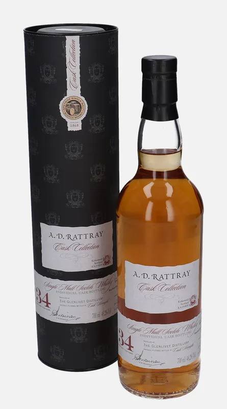 Glenlivet – 1977 34 Year Old Dewar Rattray Cask Collection (70cl, 48.2%)