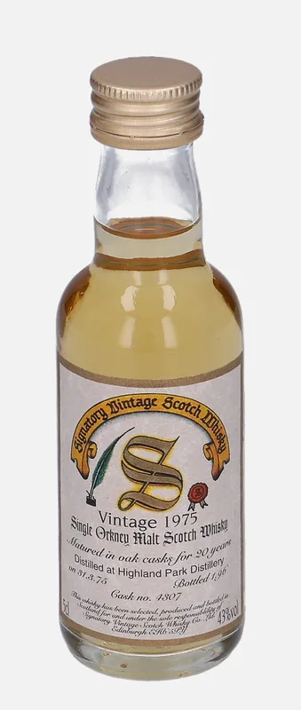 Highland Park – 1975 20 Year Old Signatory Vintage Scotch Whisky Co. (5cl, 43%)