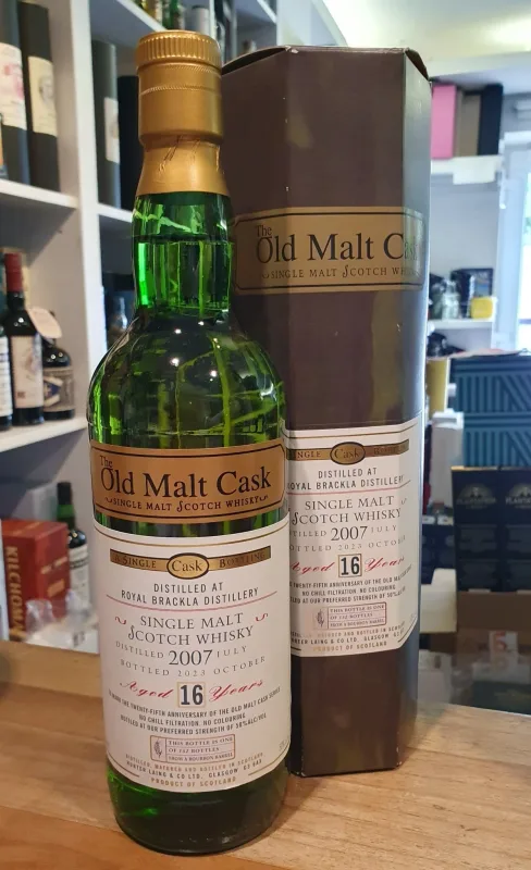 Royal Brackla – 16 Year Old 2007 Single Cask, Old Malt Cask, Hunter Laing