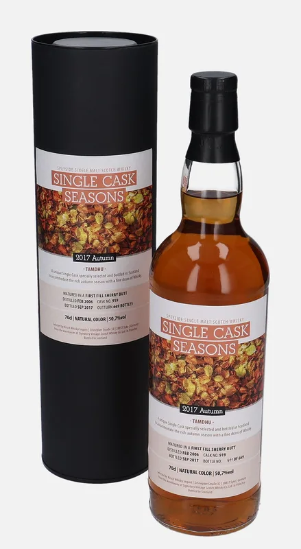 Tamdhu – 2006 Signatory Vintage Scotch Whisky Co. Single Cask Seasons 2017 Autumn