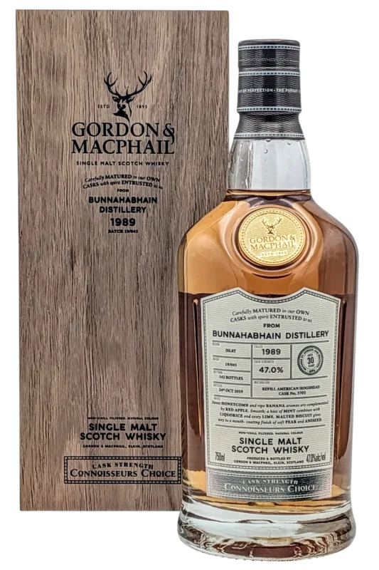 Bunnahabhain – 30 Year Old 1989 Gordon & MacPhail Connoisseurs Choice Cask Strength