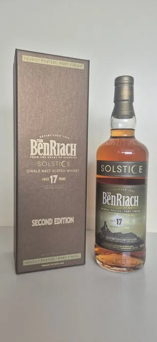 Benriach 17 years old Solstice Second Edition - b. 2015 - 70cl