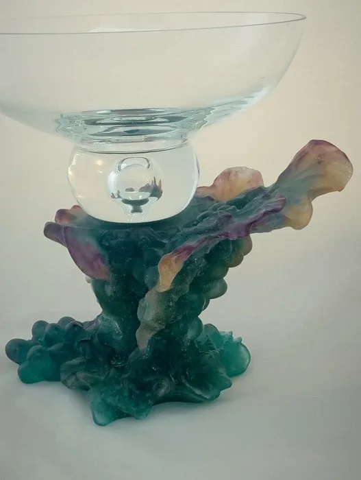 Daum - Vase - Bacchus - glass paste