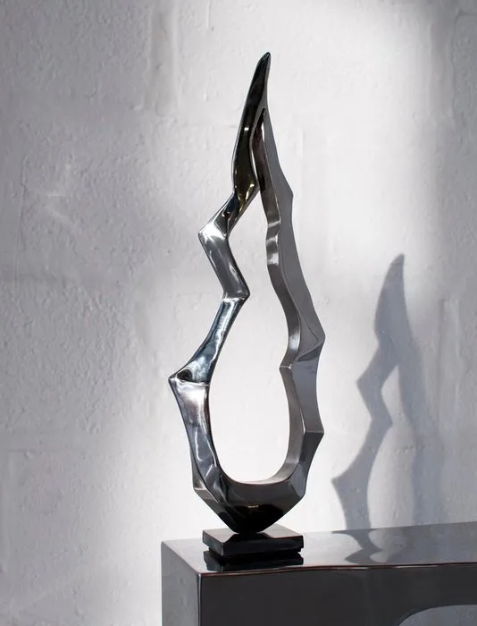 Pol Quadens - Sculpture, Flint 26 - 50 cm - Steel - 2026