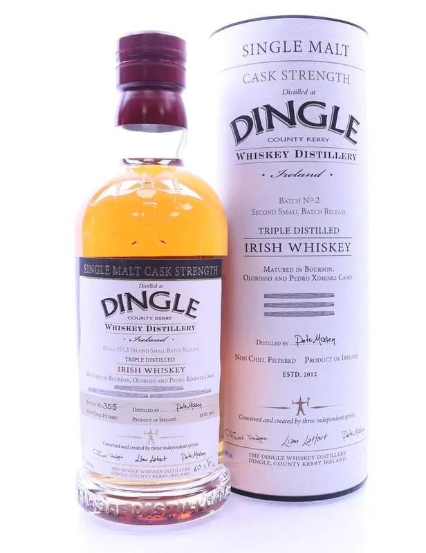 Dingle – Batch 2 Cask Strength Bottle No. 355