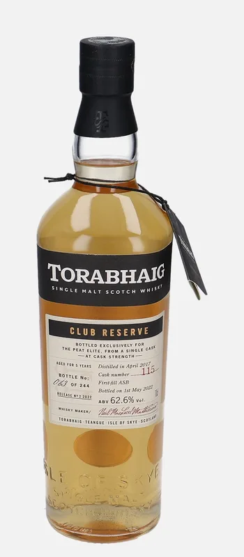Torabhaig – Club Reserve 2017 5 Year Old Release No.2 2022