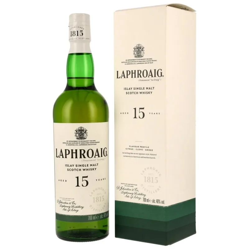 Laphroaig – 15 Year Old (70cl, 46%)
