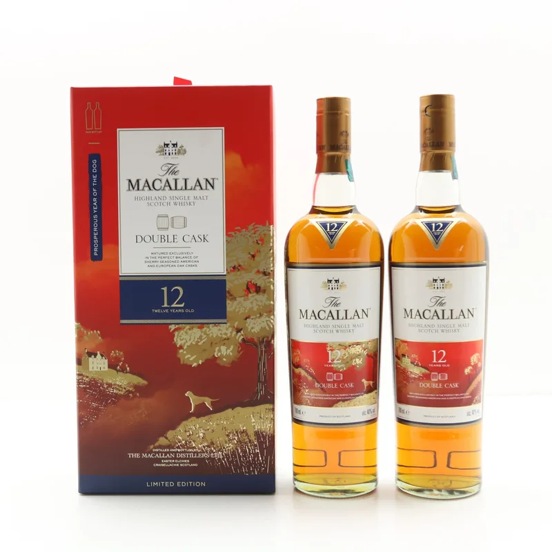 Macallan – 12 Year Old Double Cask Year Of The Dog Limited Edition 2 x 70cl (70clx2, 40%)