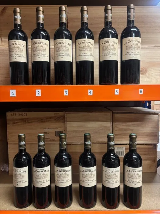 2013 Chateau La Couspaude - Bordeaux, Saint-Émilion Grand Cru Classé - 12 Bottles (0.75L)