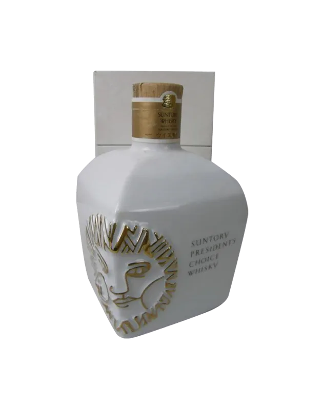Suntory President's Choice 90th Anniversary of Keizo Saji Ceramic Bottle Whisky