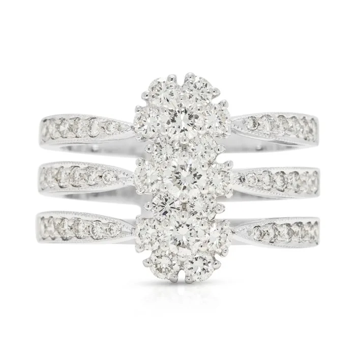 Ring Platinum - 0.68ct. tw. Diamond (Natural)