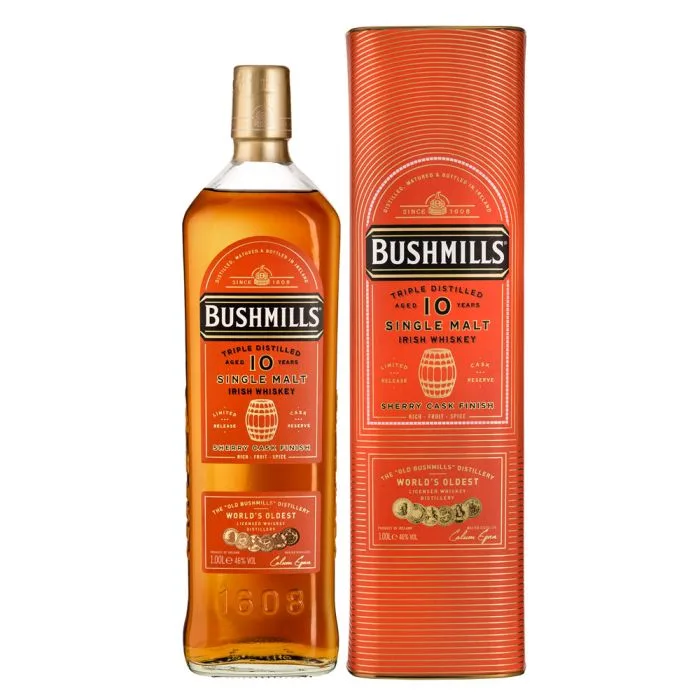 Bushmills – 10 Year Old Single Malt Sherry Cask Finish (1L)