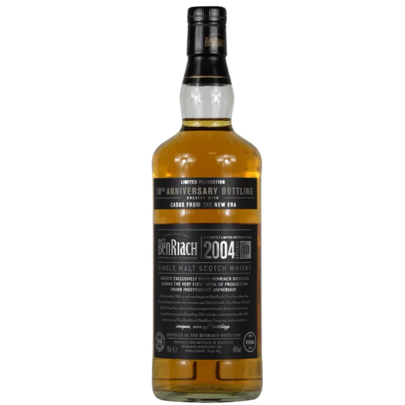 Benriach – 10 Year Old 2004 10th Anniversary Bottling (70cl, 46%)