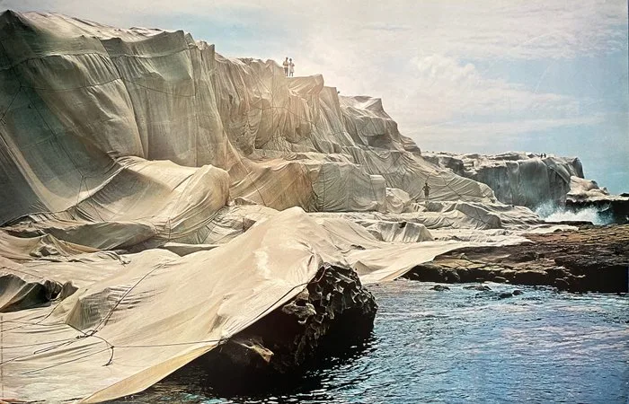Christo - Wrapped Coast (Little Bay, Australia) - 99x65 - Poligrafa licensed print