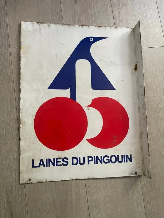 Penguin's Yarns - Enamel plate - Steel