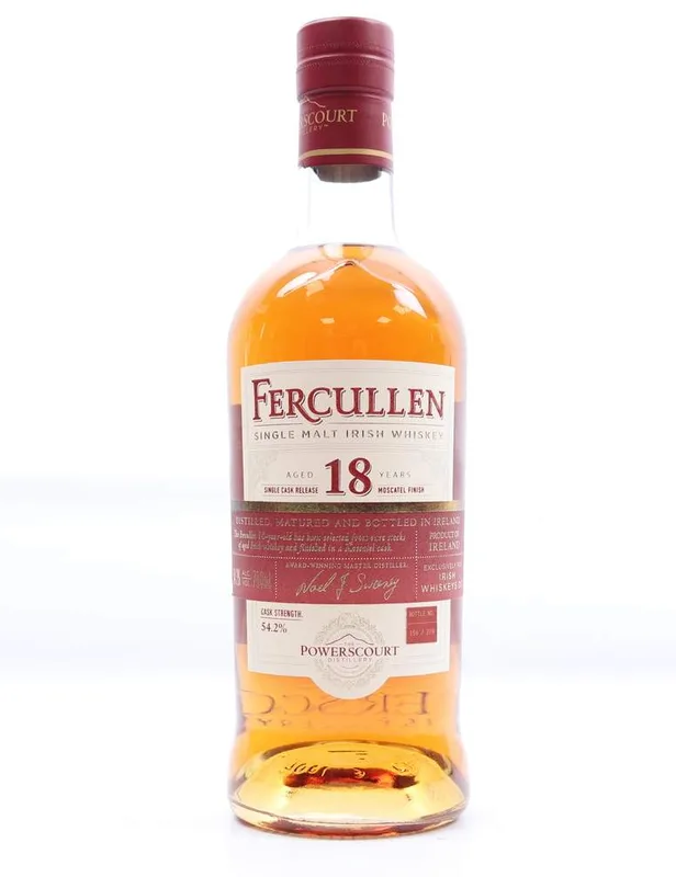 Fercullen Moscatel Single Cask 18 Year Old Irish Whiskey