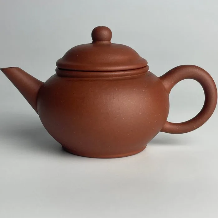 Teapot - Yixing clay - No.1 Zini Shuiping Teapot