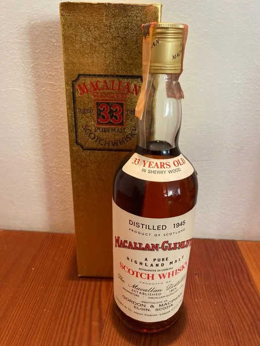 Macallan-Glenlivet 1945 33 years old - Gordon & MacPhail - 75cl