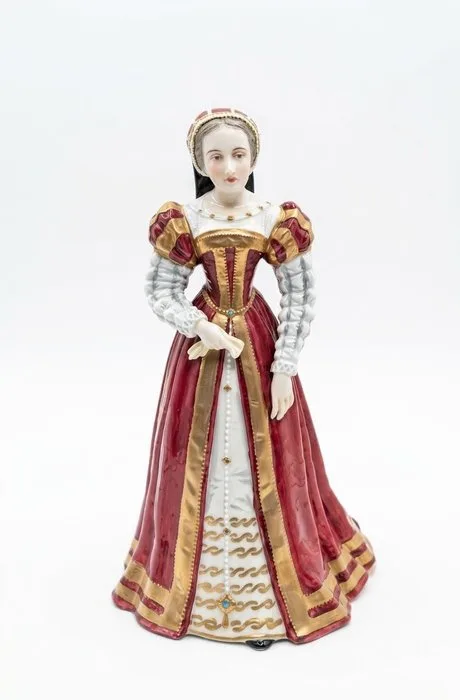 Carl Thieme - Potschappel-Dresda - Figure - Dame de la cour de Francois I - Porcelain