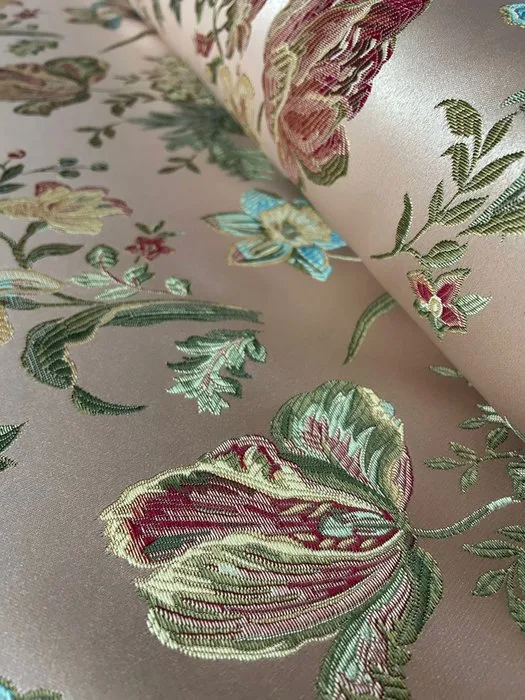 San Leucio - Upholstery fabric - 2.8 m - 2.4 m - Brocade San Leucio Flowers