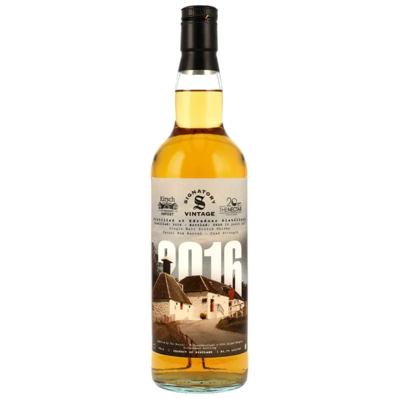 Edradour – 10 Year Old Caroni Rum Barrel (Signatory Vintage) (70cl, 61.7%)