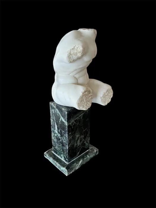 Sculpture, Torso in marmo - 40 cm - Carrara marble
