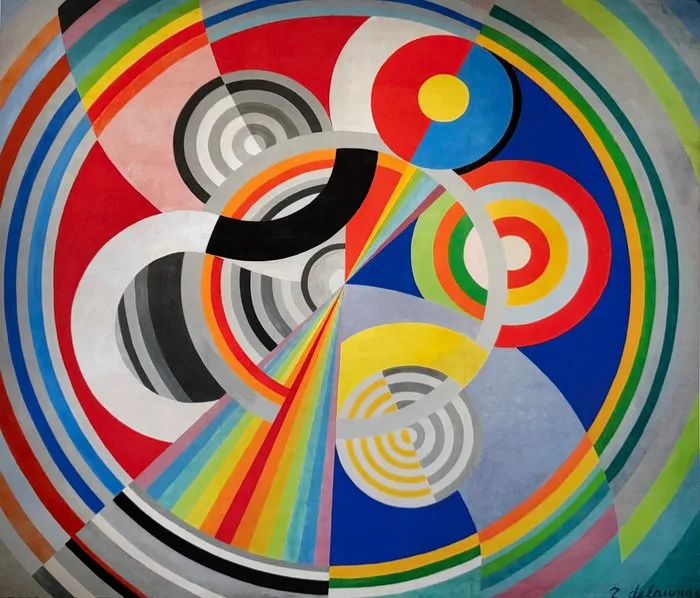 Robert Delaunay - “Rythme No 1”. Gesigneerd in de plaat