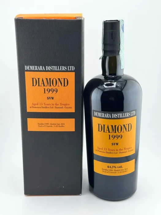 Diamond 1999 Velier - SVW - Full Proof Old Demerara - b. Bottled July 2014 - 70cl