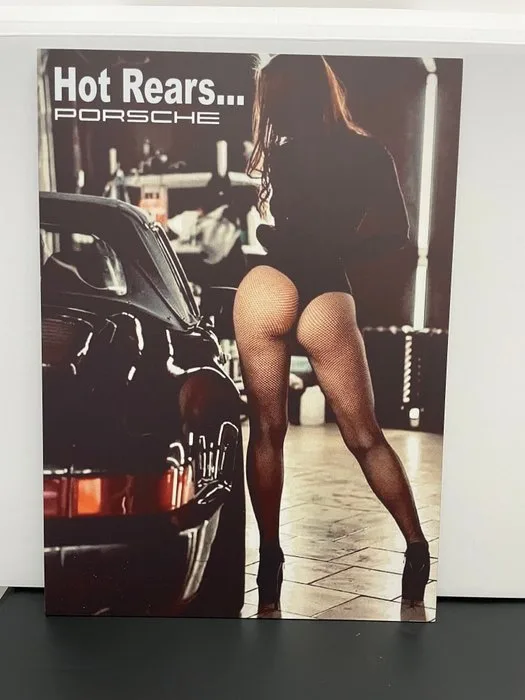 Aluminium advertising poster - Porsche - NO ENVIO A CANARIAS