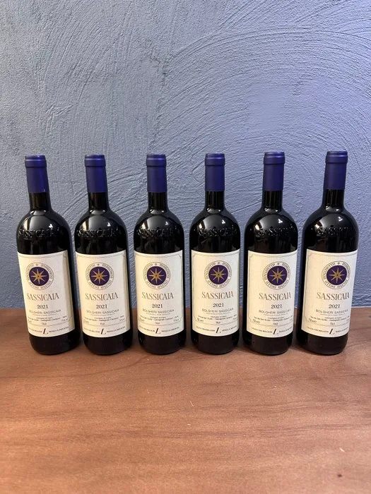 2021 Tenuta San Guido, Sassicaia - Bolgheri DOC - 6 Bottles (0.75L)