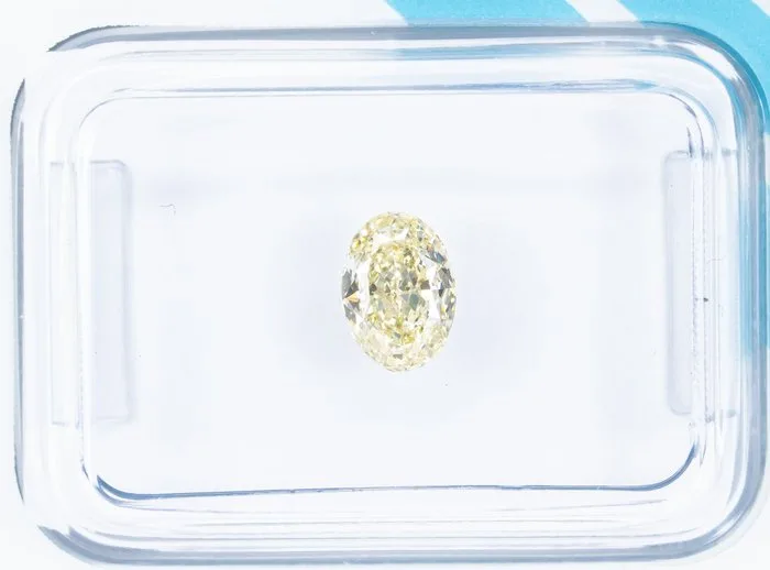 1 pcs Diamond (Natural) - 0.60 ct - Oval - SI2 - International Gemological Institute (IGI) - W - X