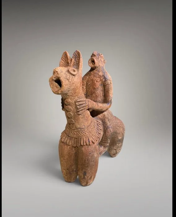 Fon horseman of Mali - terracotta statuette from Benin - fon - Mali