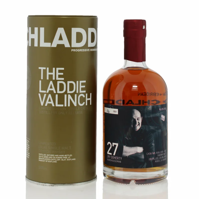Bruichladdich 2002 14 Year Old Single Cask #R09/190-003 Valinch No.27 - Jay Doherty