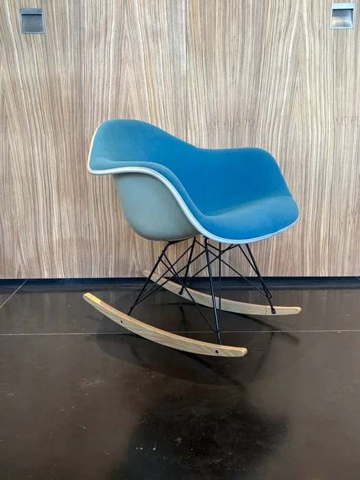 Herman Miller, Vitra - Ray Eames, Charles Eames - Rocking chair - RAR - Wood, Steel, glass fiber hopsack