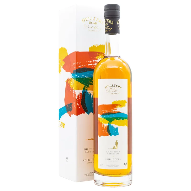Hellyers Road – Aged 17 Years Slightly Peated Cask 4082.06 France Exclusive Tasmanian Single Malt Whisky (70cl, 59.7%)