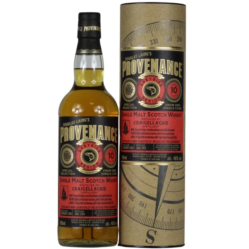 Craigellachie – 10 Year Old 2008/2018 Douglas Laing's Provenance