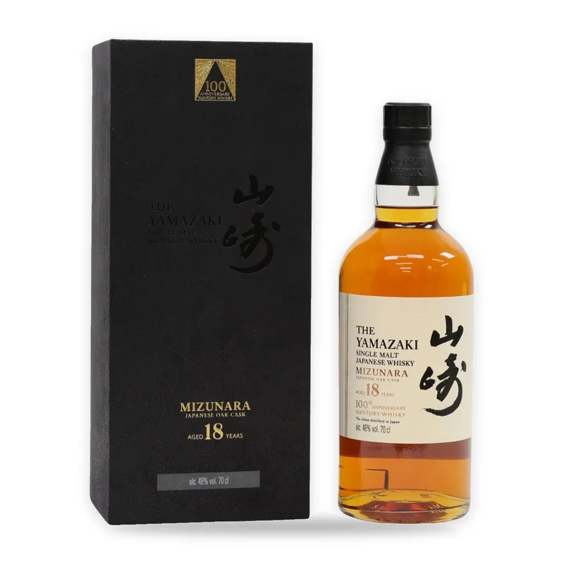 Yamazaki – 18 Year Old - Mizunara Cask - 100th Anniversary of Suntory Whisky