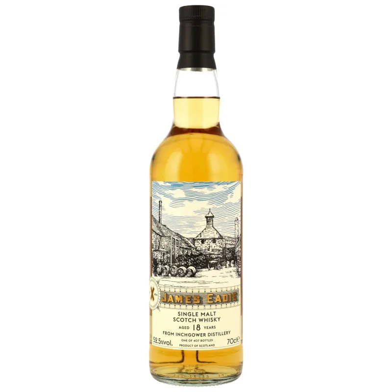 Inchgower – 2007 18 Year Old Refill Hogshead #801639 James Eadie
