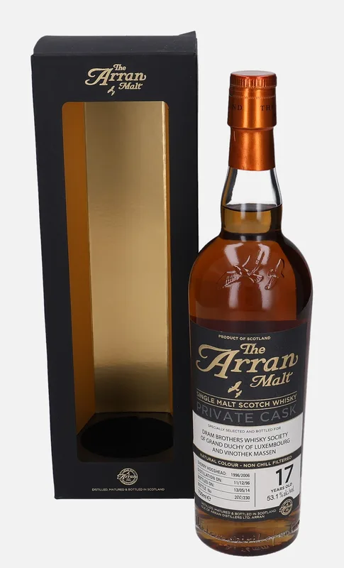 Arran – 1996 17 Year Old Private Cask (70cl, 53.1%)