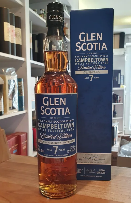 Glen Scotia – 7 Year Old Festival 2026 Medium Peated Ruby Port Cask