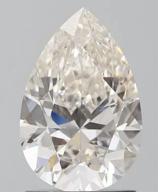 1 pcs Diamond (Natural) - 1.51 ct - Pear - I - SI1 - Gemological Institute of America (GIA)